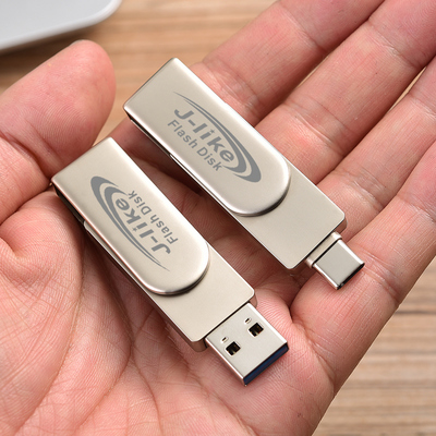 吉莱克Type-C/USB3.0双接口U盘 64GB大容量，手机与电脑的无缝融合体验